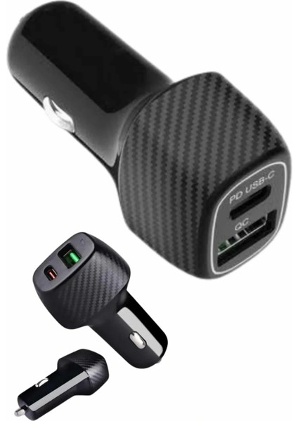 Araç Içi Hızlı Şarj Soketi 38W Oto Çakmaklık Type-C Araba Çakmaklık modelleri