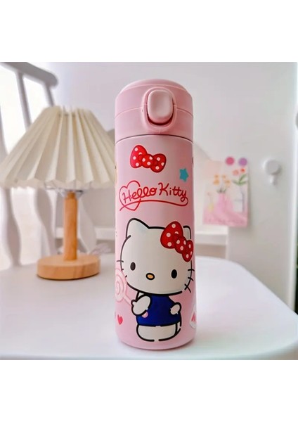 Çocuk Termos Paslanmaz Çelik Hello Kitty Figürlü H0214