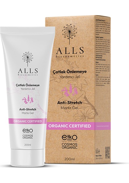 Organik Anti Stretch Mark Çatlak Önlemeye Yardımcı Jel 200 ml fiyatları