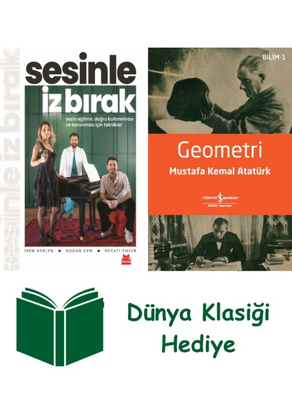 Sesinle Iz Bırak + Geometri + Dünya Klasiği Hediye