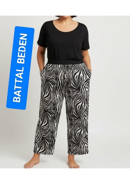 Kadın Bayan Büyük Battal Extra Turbo Jumbo Beden Süet Penye Kumaş 2 Yan Cepli Pantolon Eşofman Altı Pijama Altı 130 Kilograma Kadar Olur Bol Likralı Esneyen Kumaş Bel Lastikli Süs Bagcıklı