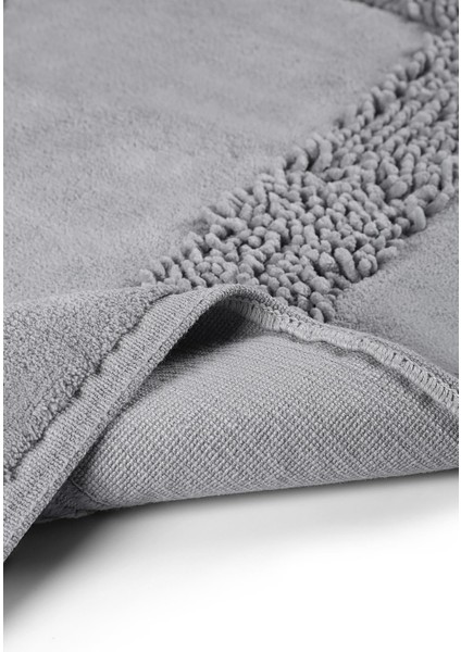 Melo Doğal Pamuklu 2'li Banyo Paspas & Halı Seti 60X100 50X60 Gri indirimleri