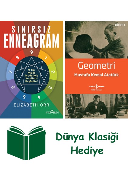 Sınırsız Enneagram + Geometri + Dünya Klasiği Hediye