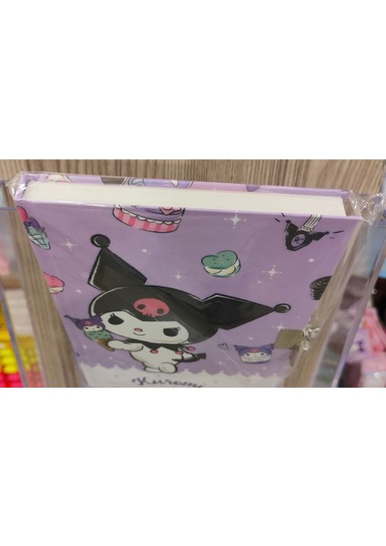 Ciltli Sert Kapak Kilitli Ajanda Günlük Çok Amaçlı A5 Boyutunda Çizgili Defter Kuromi Figürlü AD0222 fiyatları