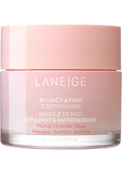 Bouncy & Firm Sleeping Mask - Dolgunlaştırıcı ve Sıkılaştırıcı Gece Maskesi 25 ml