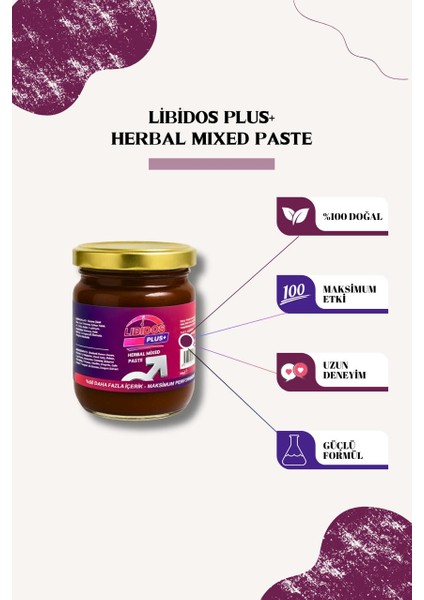 Libidos Plus Bitkise Lkarışımlı Macun 240 gr