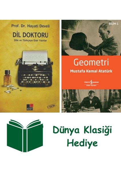 Dil Doktoru + Geometri + Dünya Klasiği Hediye