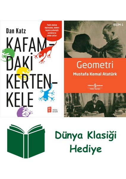 Kafamdaki Kertenkele + Geometri + Dünya Klasiği Hediye