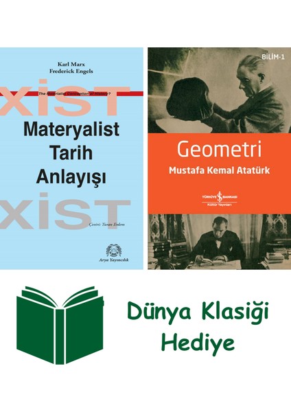 Materyalist Tarih Anlayışı + Geometri + Dünya Klasiği Hediye