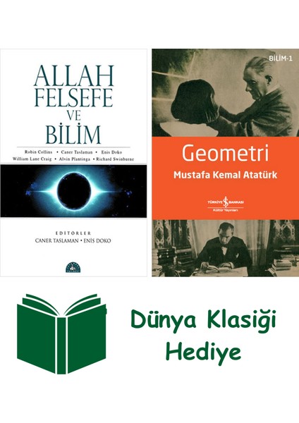 Allah Felsefe ve Bilim + Geometri + Dünya Klasiği Hediye