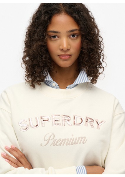 Beyaz Kadın Sweatshırt W2012455A modelleri