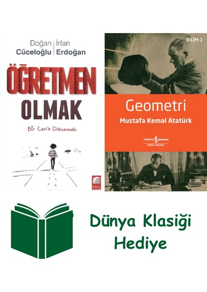 Öğretmen Olmak + Geometri + Dünya Klasiği Hediye