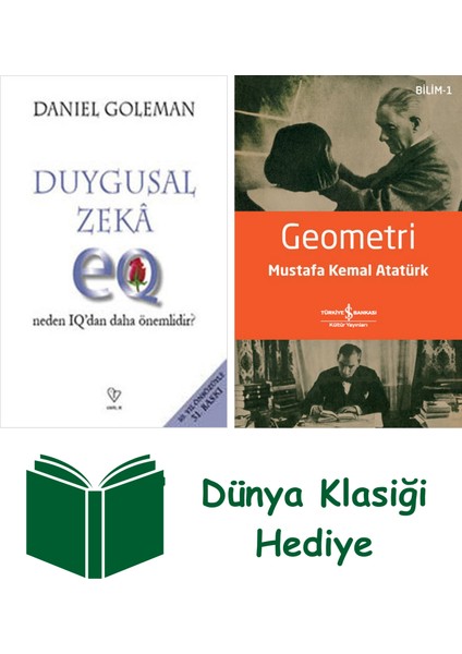 Duygusal Zeka + Geometri + Dünya Klasiği Hediye
