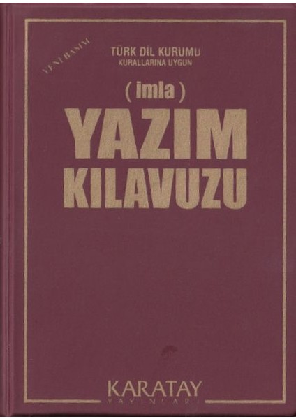 Yazım Kılavuzu (Imla) - (Plastik Kapak)
