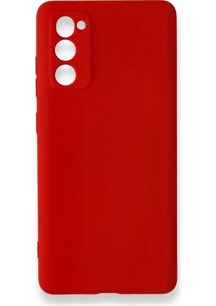 Samsung Galaxy S20 Fe Kılıf Içi Kadife Kaplı Nano Silikon Kapak - Kırmızı