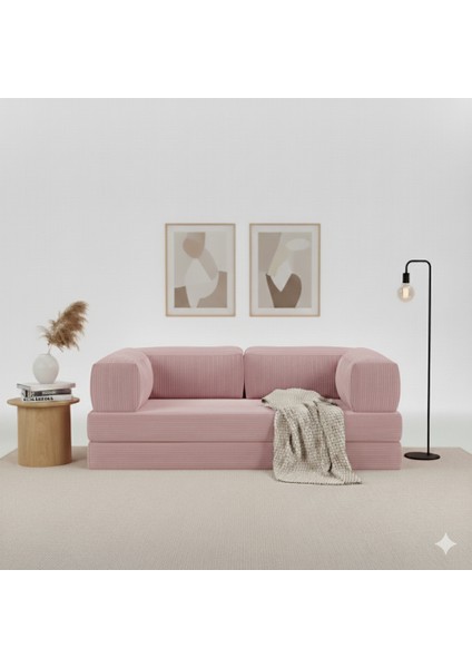 Linea Modüler Konfor Pratik Minder Köşe Takımı - Koltuk - Oyun Alanı - Kanepe 100*200