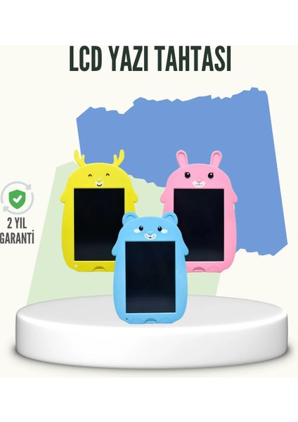 Çocuklar Için LCD Yazı Tableti | Kilitli ve Göz Yormayan Ekran