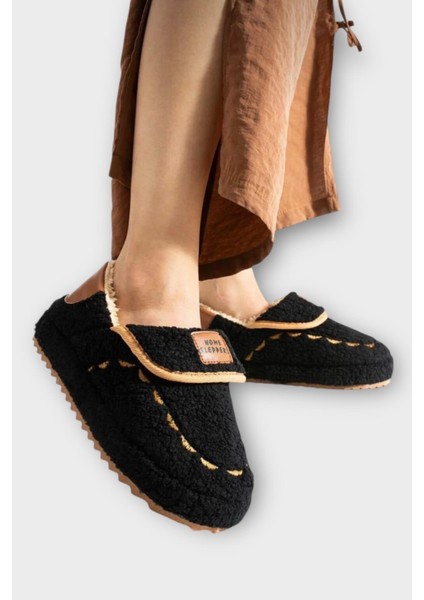 Pofuduk Ses Yapmaz Eva Taban Kadın Panduf Siyah fiyatları