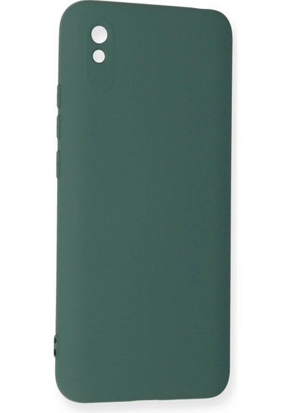 Xiaomi Redmi 9A Kılıf Nano Içi Kadife Silikon - Koyu Yeşil - FKU6004-9491 modelleri