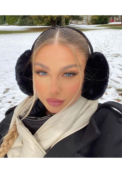 Earmuffs Kulak Isıtıcı Peluş Katlanabilir Kulaklık