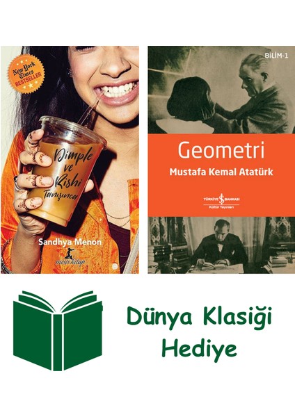 Dimple ve Rishi Tanışınca (Ciltli) + Geometri + Dünya Klasiği Hediye
