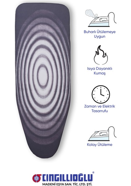 Girdap Motif Isıya Dayanıklı Ütü Masası Kılıfı Örtüsü Bezi fiyatları