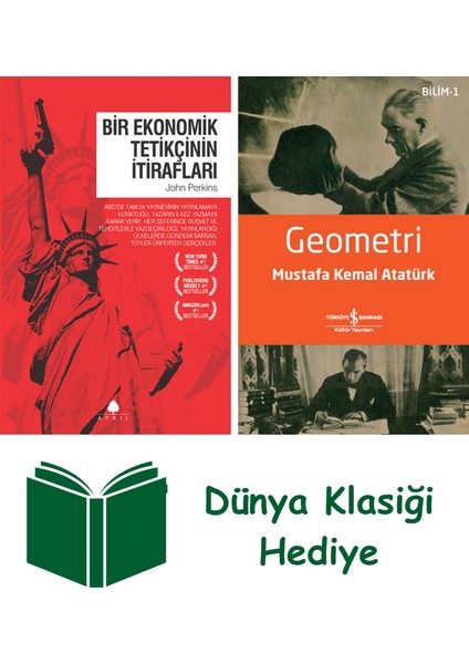 Bir Ekonomik Tetikçinin Itirafları + Geometri + Dünya Klasiği Hediye