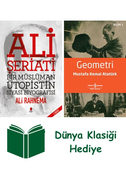 Ali Şeriati + Geometri + Dünya Klasiği Hediye