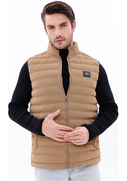 Erkek Nova Kumaş Şişme Yelek Hafif Dolgulu Fermuarlı Cepli Su Itici Rahat Kalıp modelleri