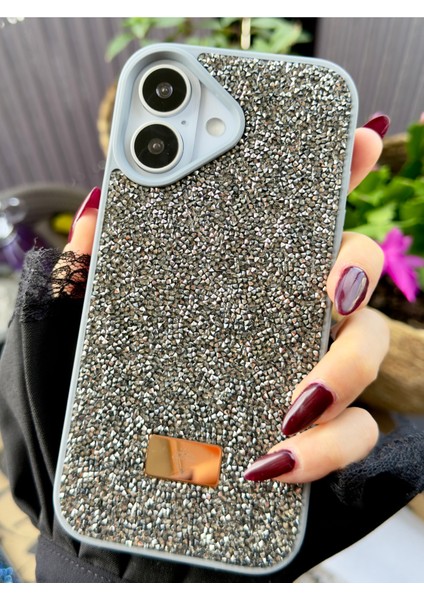 Iphone 17 Uyumlu Elmas Tasarımlı Taşlı Işıltılı Parlak Pırlanta Kılıf modelleri