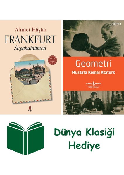 Frankfurt Seyahatnamesi + Geometri + Dünya Klasiği Hediye