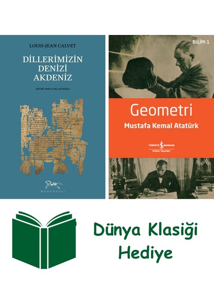 Dillerimizin Denizi Akdeniz + Geometri + Dünya Klasiği Hediye