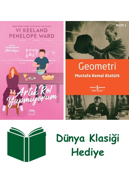 Artık Rol Yapmıyorum + Geometri + Dünya Klasiği Hediye