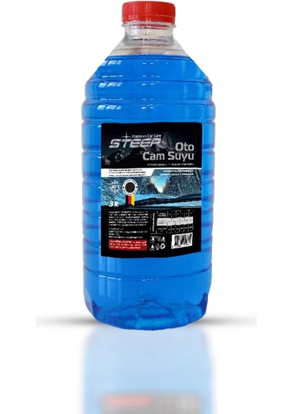 Oto Cam Suyu -30 Derece Antifriz Içerikli 3 Lt fiyatları
