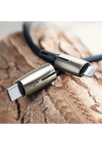 Baseus Waterdrop Type-C To Iphone PD18W Hızlı Şarj Kablosu 1.3M-(5775) - ?25?38E5-7G8025 modelleri