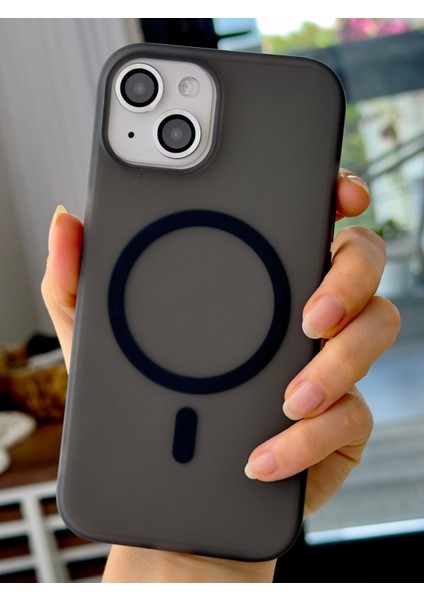 Iphone 14 Plus ve 15 Plus Gerçek Magsafe Özellikli Parmak Izi Bırakmaz Mat Şeffaf Kılıf fiyatları