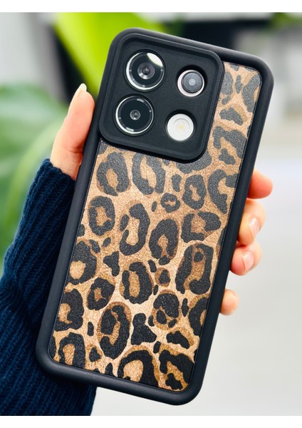 Redmi Note 13 4g Uyumlu Kaplama Leopar Tasarımlı Silikon Kılıf