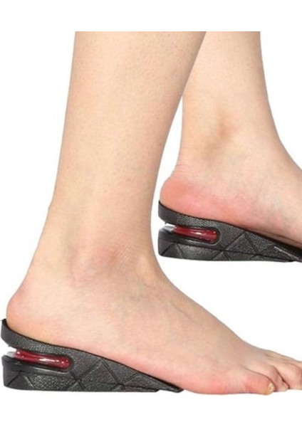 ® 5 cm Boy Uzatıcı Silikon Ortopedik Topuk Tabanlık - Yüksek Konforlu Gizli Yükseltici Ped (Unisex) fırsatları