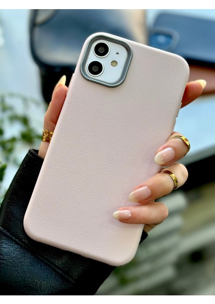 Iphone 11 Uyumlu Estetik Dokulu Deri Görünümlü Esnek Silikon Kılıf fiyatları