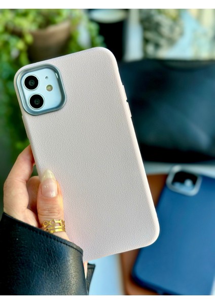 Iphone 11 Uyumlu Estetik Dokulu Deri Görünümlü Esnek Silikon Kılıf fırsatları