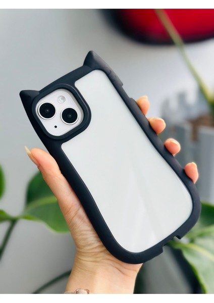 Apple Iphone 13 - 14 ve 15 Uyumlu Kenarı Siyah Renkli Darbe Önleyici Şeffaf Silikon Kılıf fiyatları