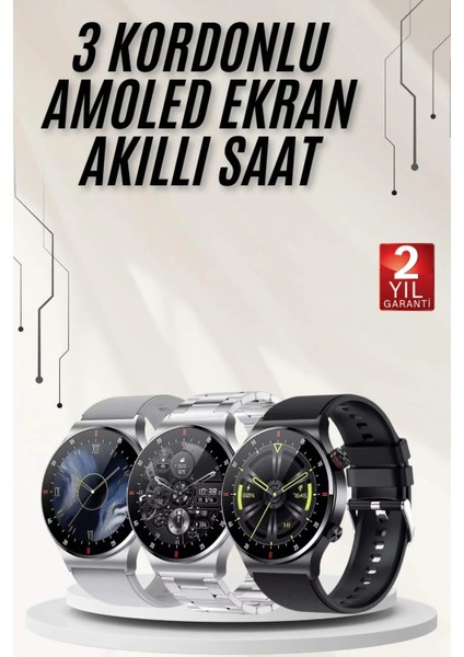 Çok Fonksiyonlu Akıllı Saat Bluetooth Bağlantılı Çağrı Cevaplayabilen Uzun Pil Ömrü