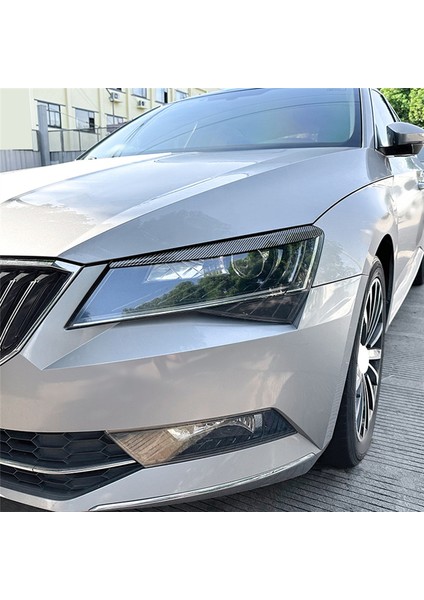 Superb B8 16-18 Için Karbon Fiber Desenli Kaş Far Kapağı (Yurt Dışından) modelleri