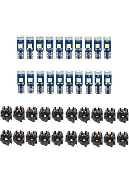 20 Adet T5 LED Işık Araba Gösterge Paneli Göstergesi 3030-3SMD-KIRMIZI (Yurt Dışından) fiyatları