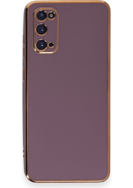 Samsung Galaxy S20 Kılıf Şık ve Parlak Silikon Kapak Ryc/volet