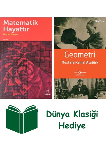 Matematik Hayattır + Geometri + Dünya Klasiği Hediye