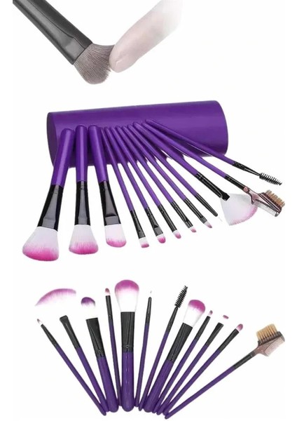 12 Parça Yumuşak Uçlu Makyaj Fırça Set-Göz ve Yüz Makyajı Için Fırça Seti Profesyonel Makyaj Seti indirimleri