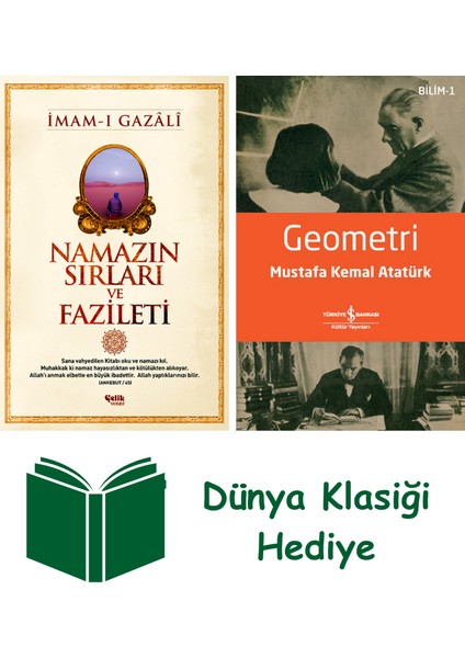 Namazın Sırları ve Fazileti + Geometri + Dünya Klasiği Hediye