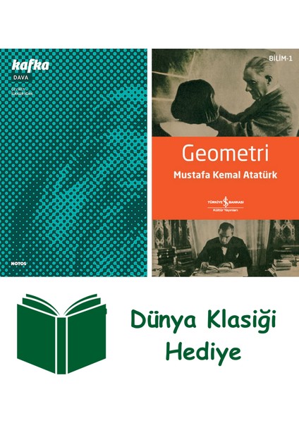 Dava + Geometri + Dünya Klasiği Hediye