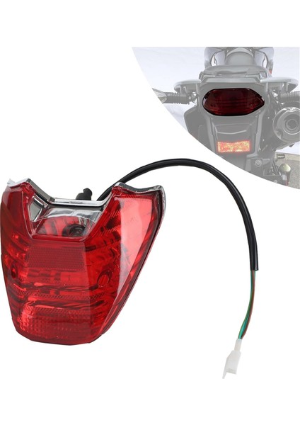 Hawk 250 Fren Durdurma Koşu Arka Lambası Için Motosiklet Arka Lambası (Yurt Dışından) fırsatları